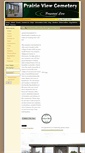 Mobile Screenshot of prairieviewcemetery.com